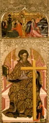 St. Philip and a Donor Surmounted by the Crucifixion